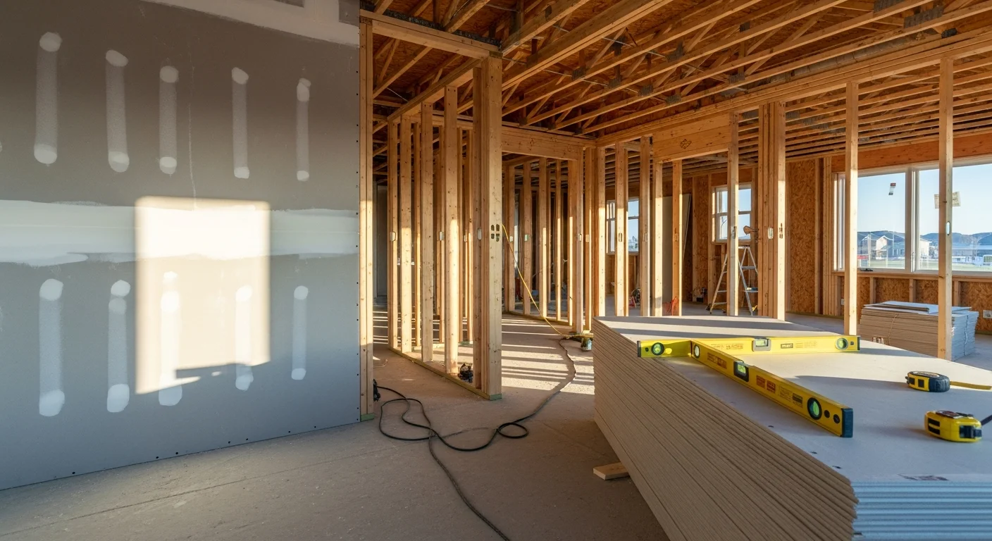 Finished home remodeling project inside a single-family residence in Beresford, SD, showing updated interior walls, flooring, and trim completed by BB Construction LLC. The space reflects a clean, functional layout suited to a South Dakota home.